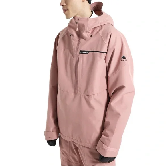 BURTON Pillowline GORE-TEX 2L Anorak Jacket Men’s M Powder Blush - Picture 4 of 16